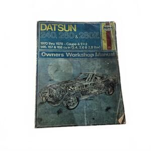 Datsun 240, 260 & 280Z Owners Workshop Manual (1970-1978)
